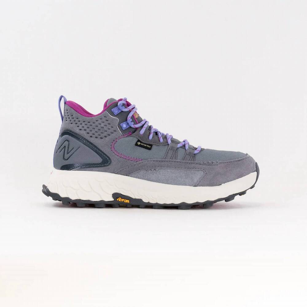 NEW NEW BALANCE women's fresh foam x hierro mid gtx shoe in steel/castlerock/mag